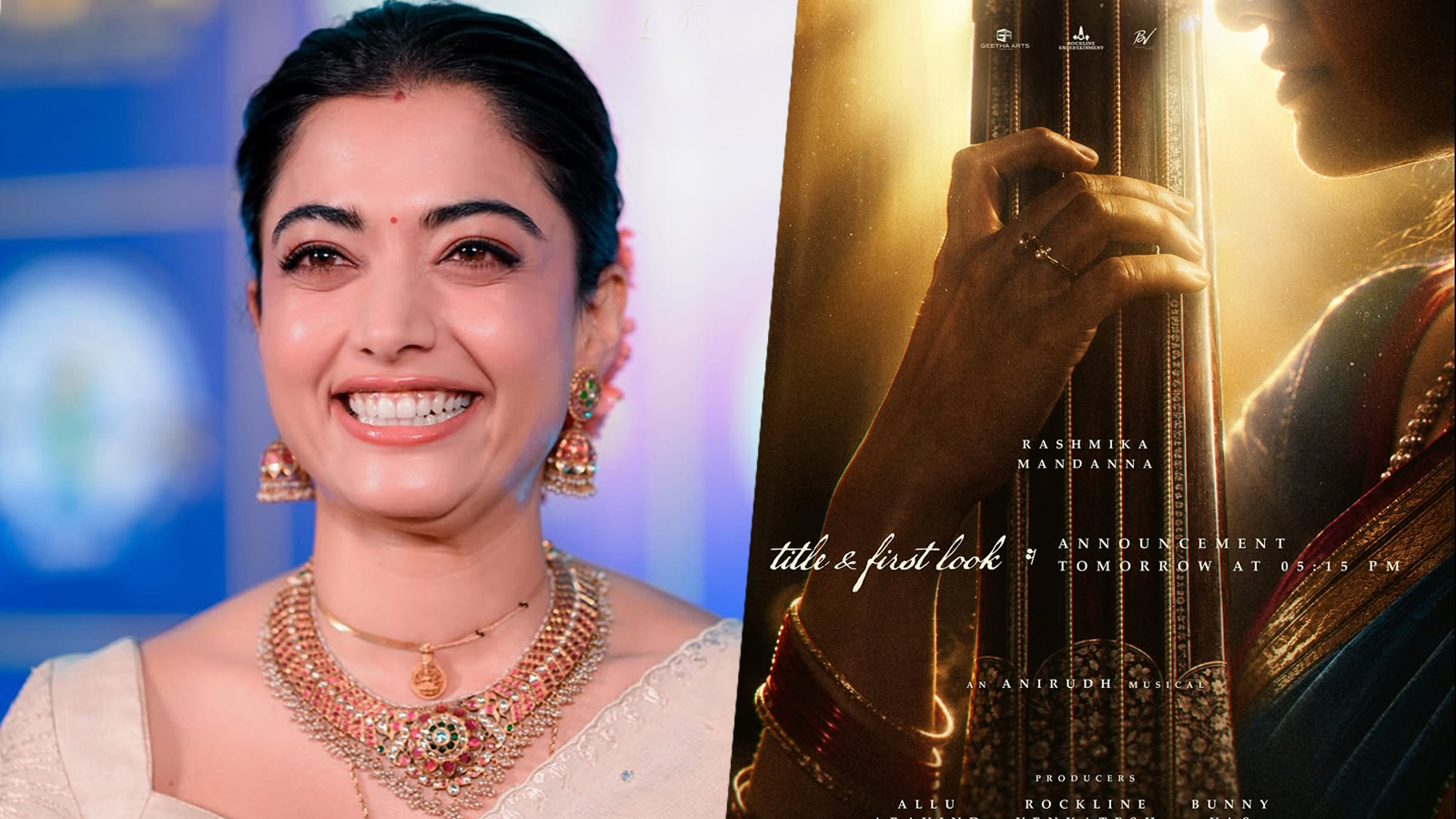 Rashmika Mandanna in MS Subbulakshmi biopic