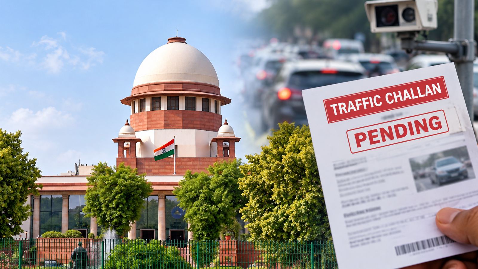 Supreme Court on traffic challans