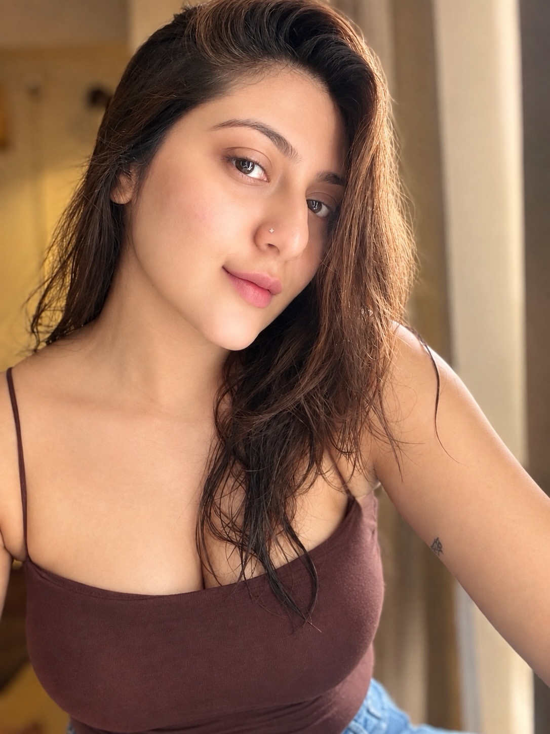 Swikriti Majumder Flaunts A Messy Hair Looks Now