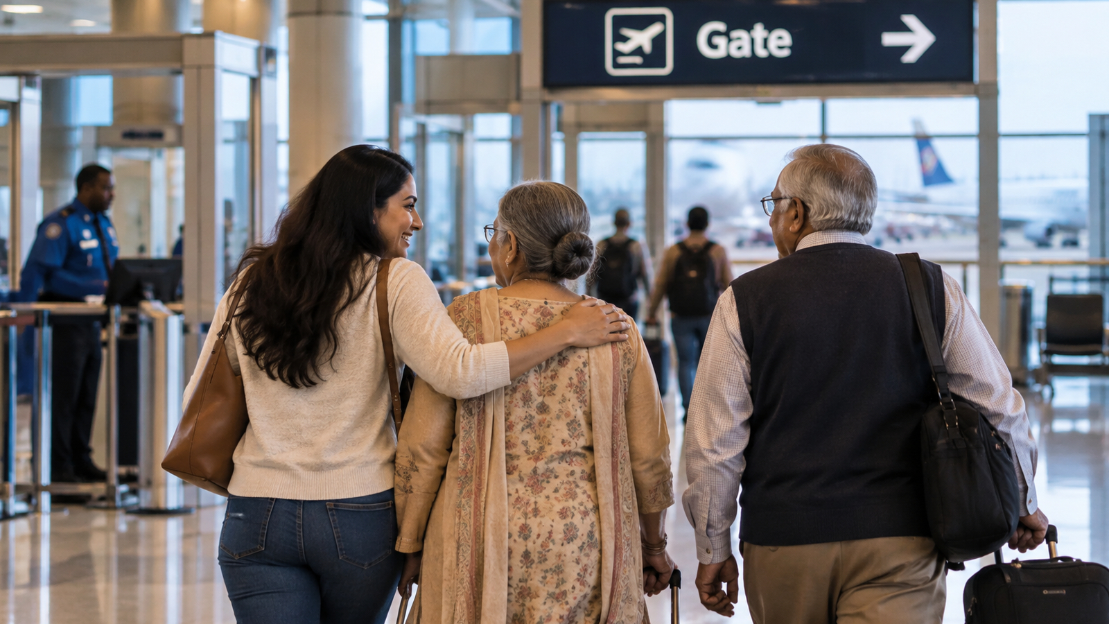 TSA Gateside: NRIs Can Finally See Parents Off