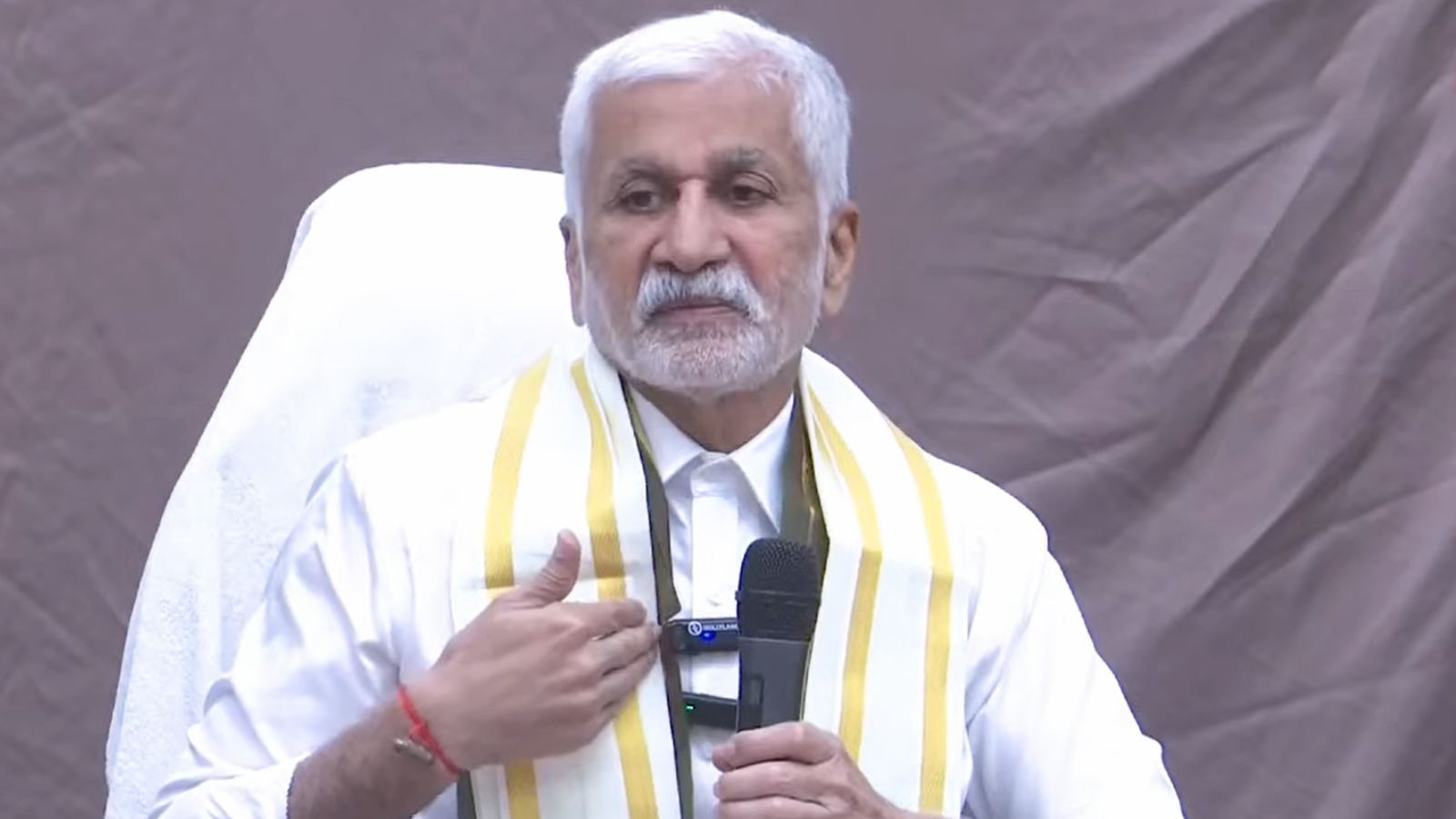 Vijay Sai Reddy new party announcement