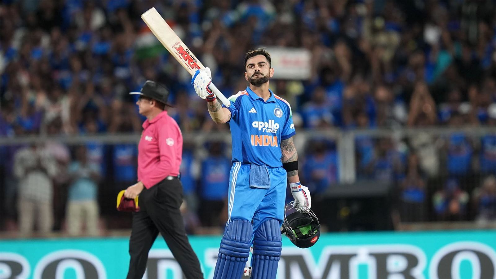 Virat Kohli hits 55th ODI century