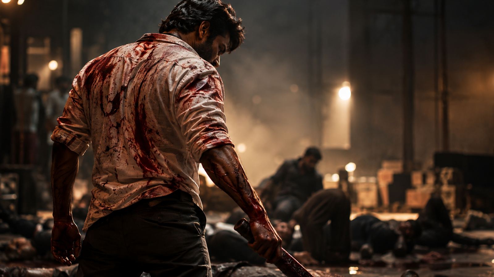 Violence in mass cinema action scenes