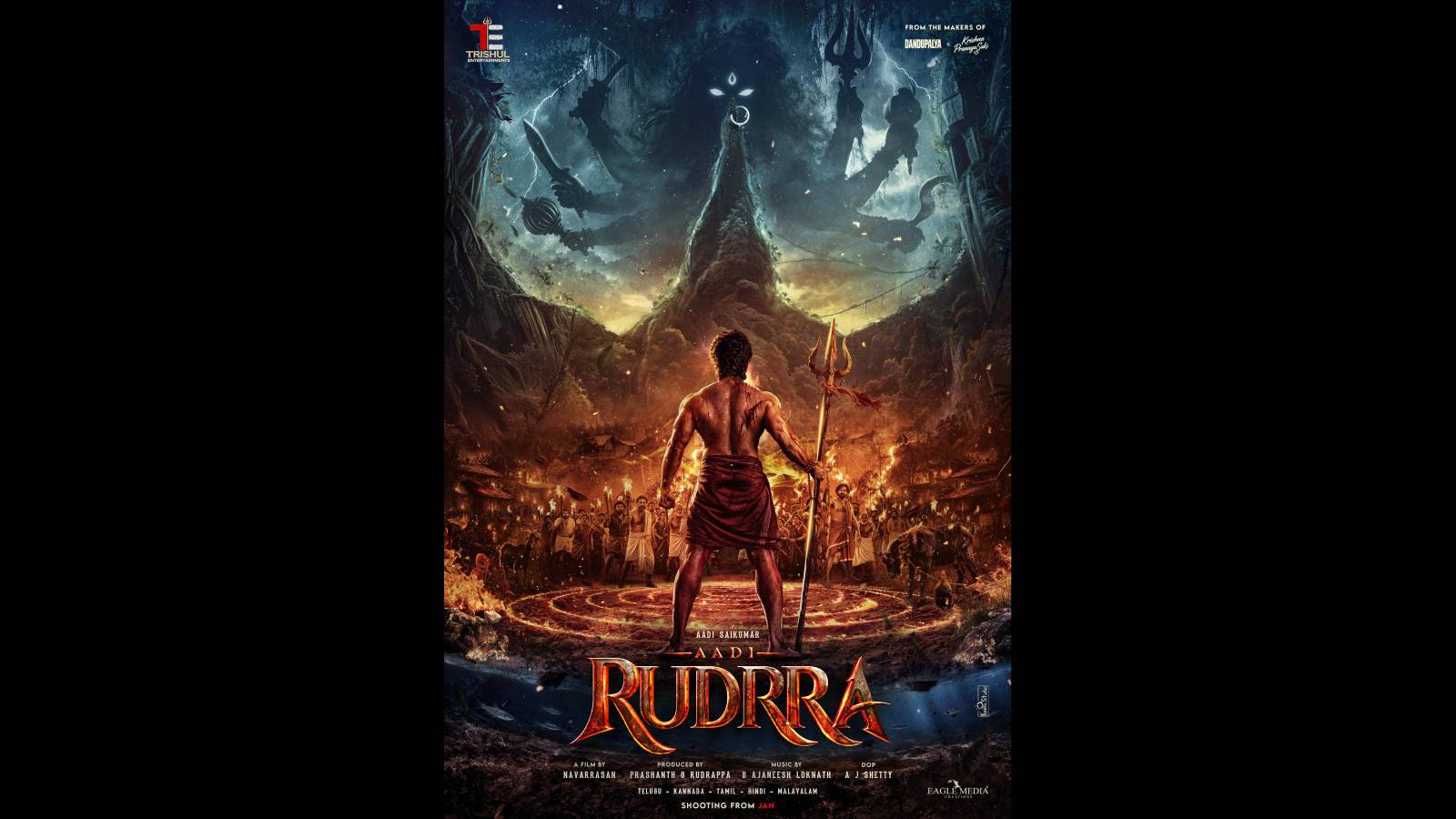 Aadi Saikumar's Next Pan-India Film Titled Aadi Rudrra