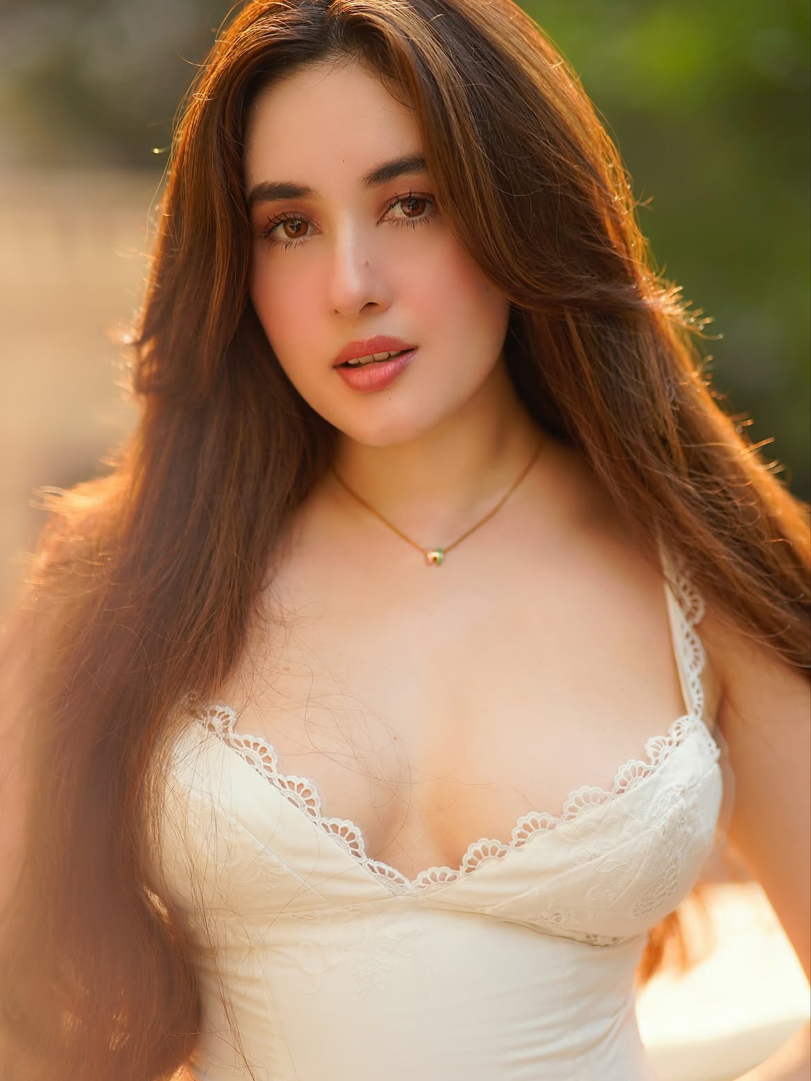 Aditi Budhathoki Rocks A Sunlit White Dress Look