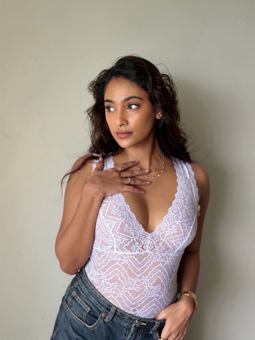 Anukreethy Vas Shows Off Her Soft Wavy Hairstyle