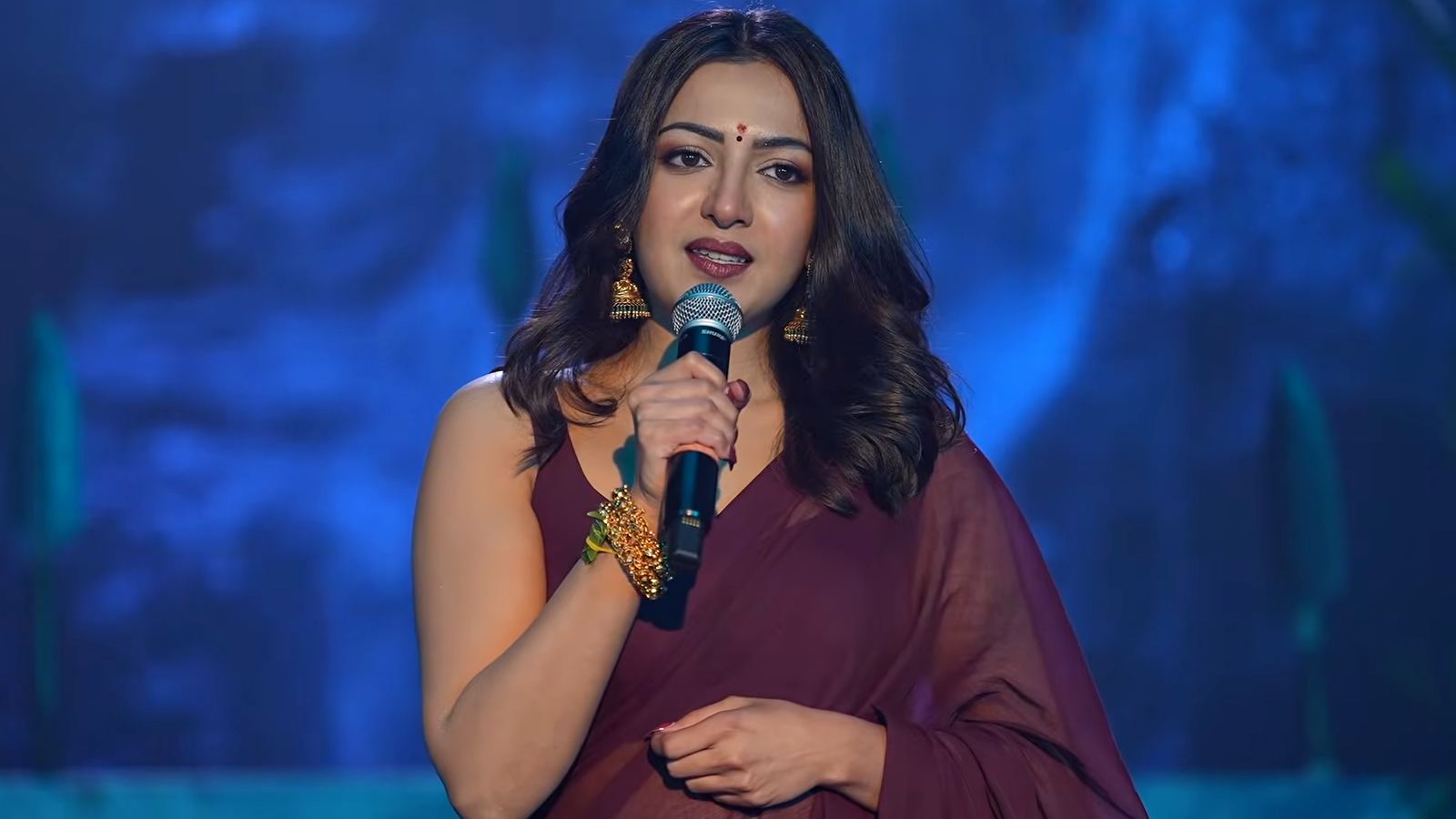 Catherine Tresa at Karikaala press meet