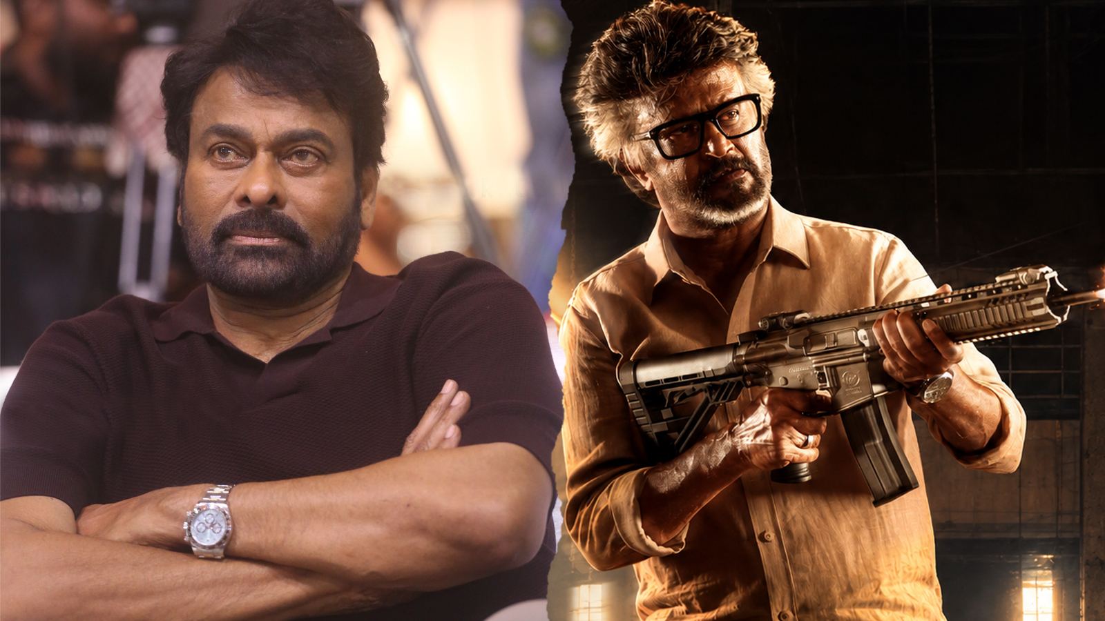 Chiranjeevi and Rajinikanth in focus