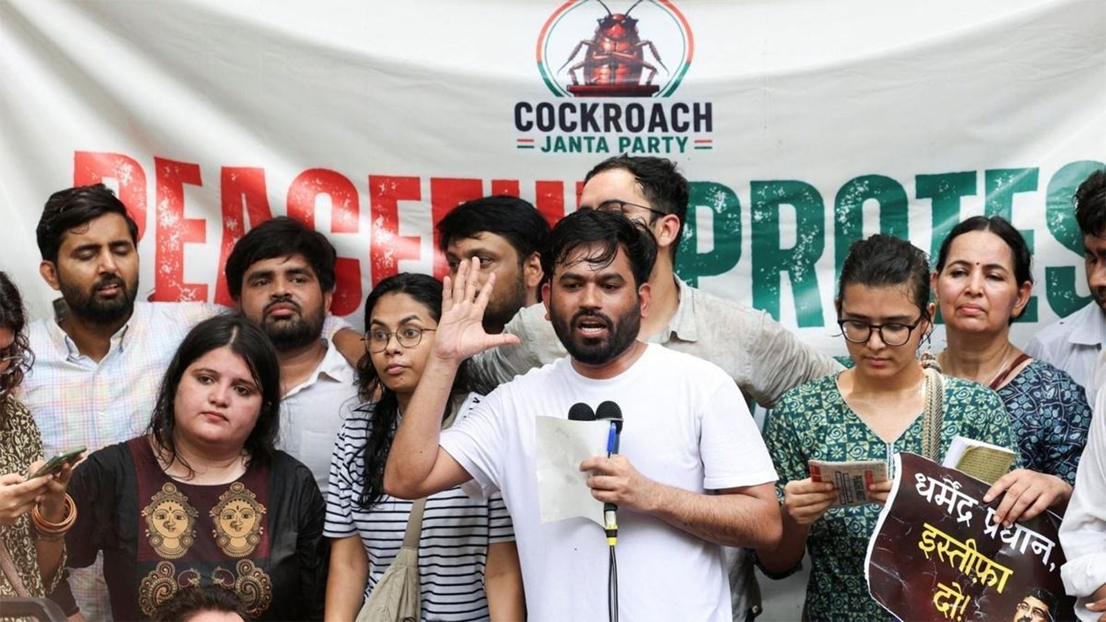 Abhijeet Dipke and CJP Delhi protests