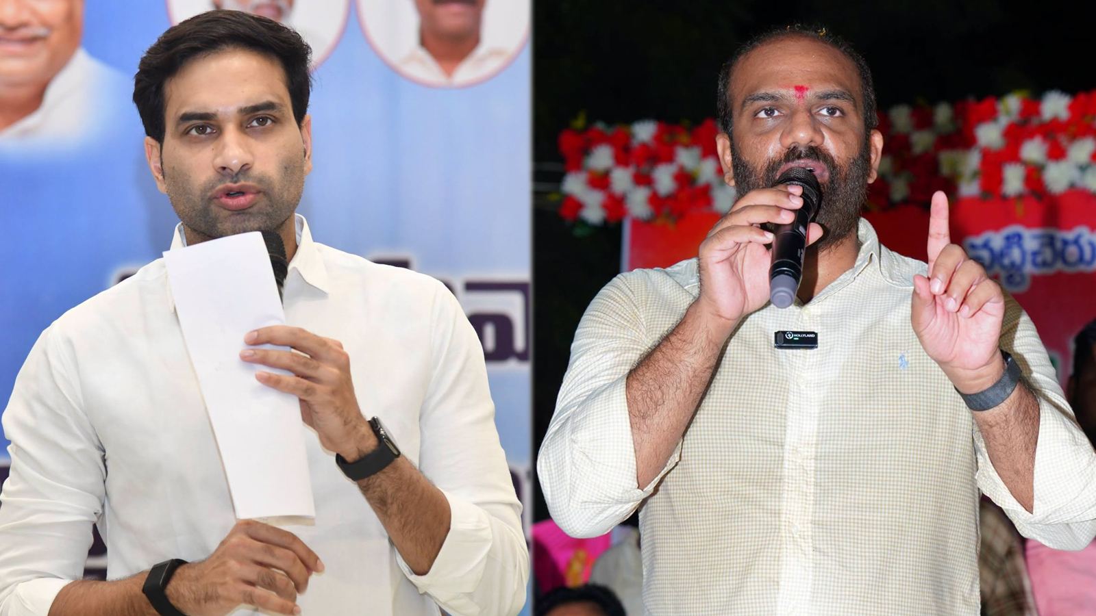Devineni Avinash and Vangaveeti Radha
