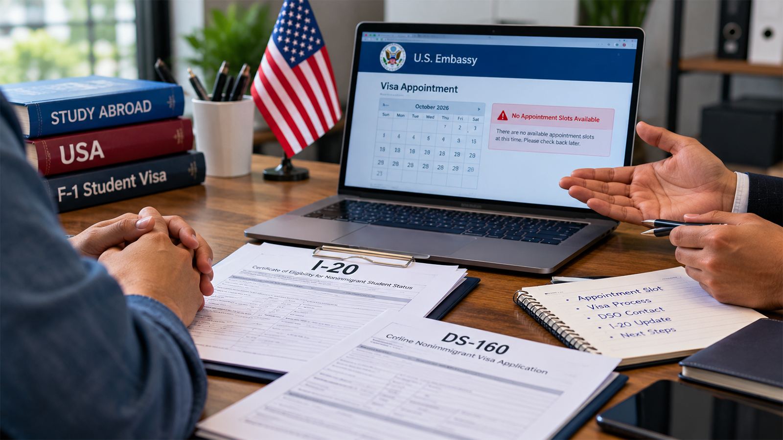 F-1 Visa Agent Appointment Slot Scam
