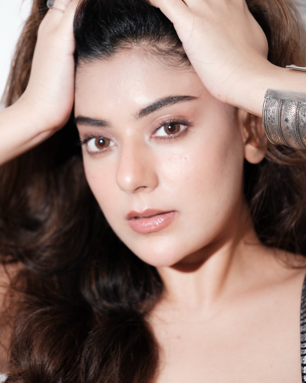 Kangan Baruah Serves Glossy Makeup And Bold Gaze