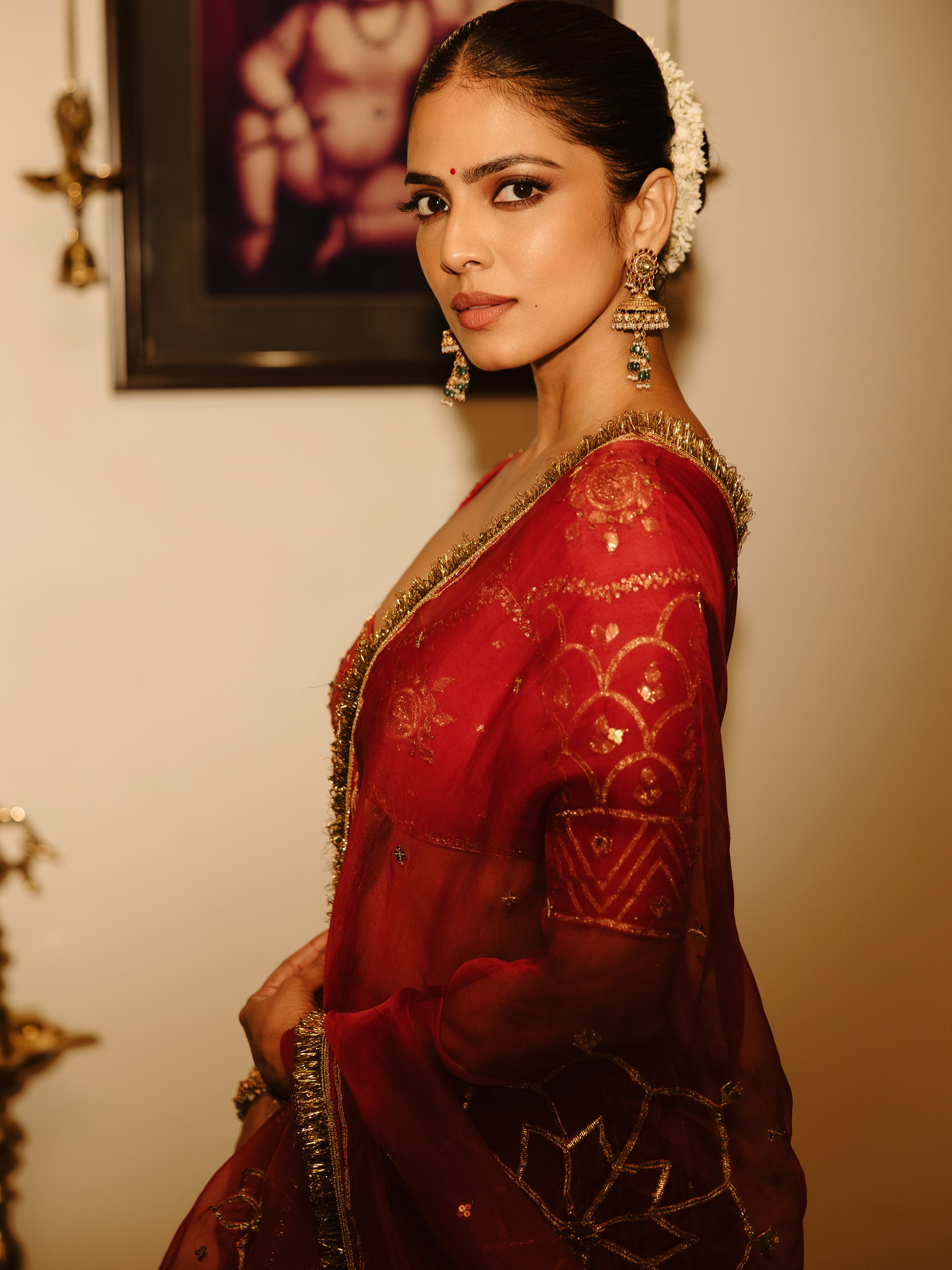 Malavika Mohanan Gives A Graceful Side Pose Look
