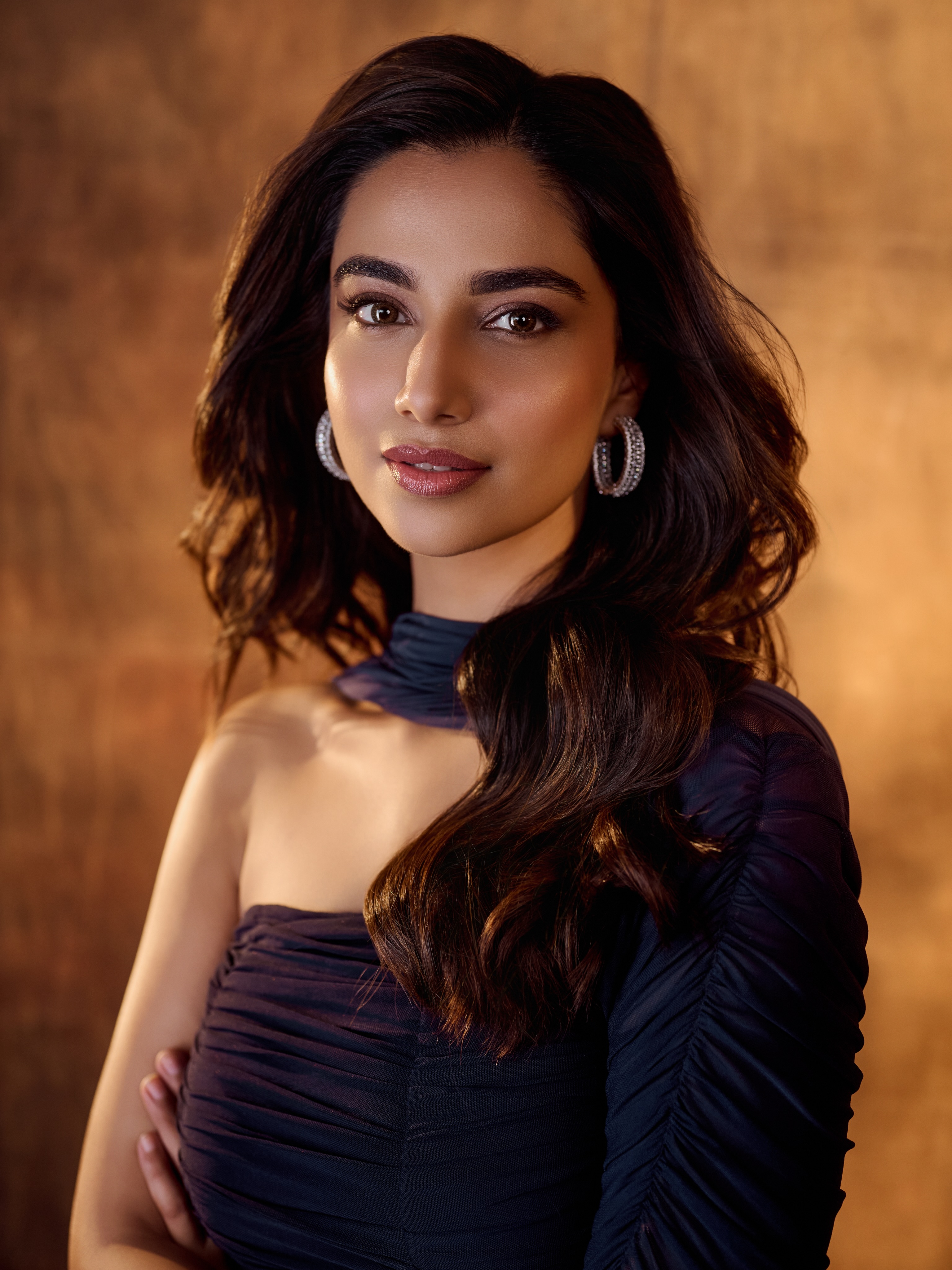 Meenakshi Chaudhary Smiles In A Closeup Shot