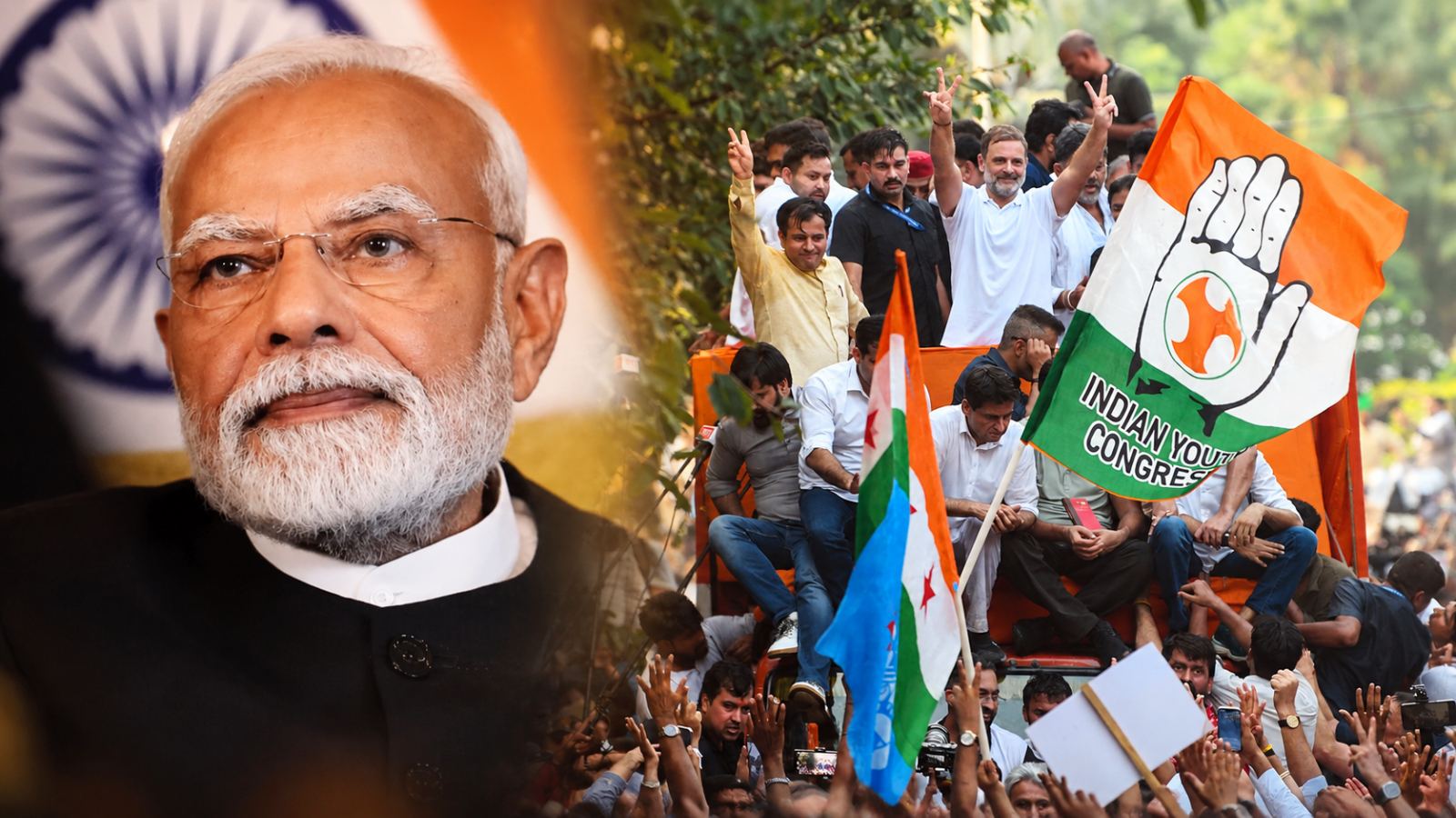 Rahul Gandhi leads voter list protest
