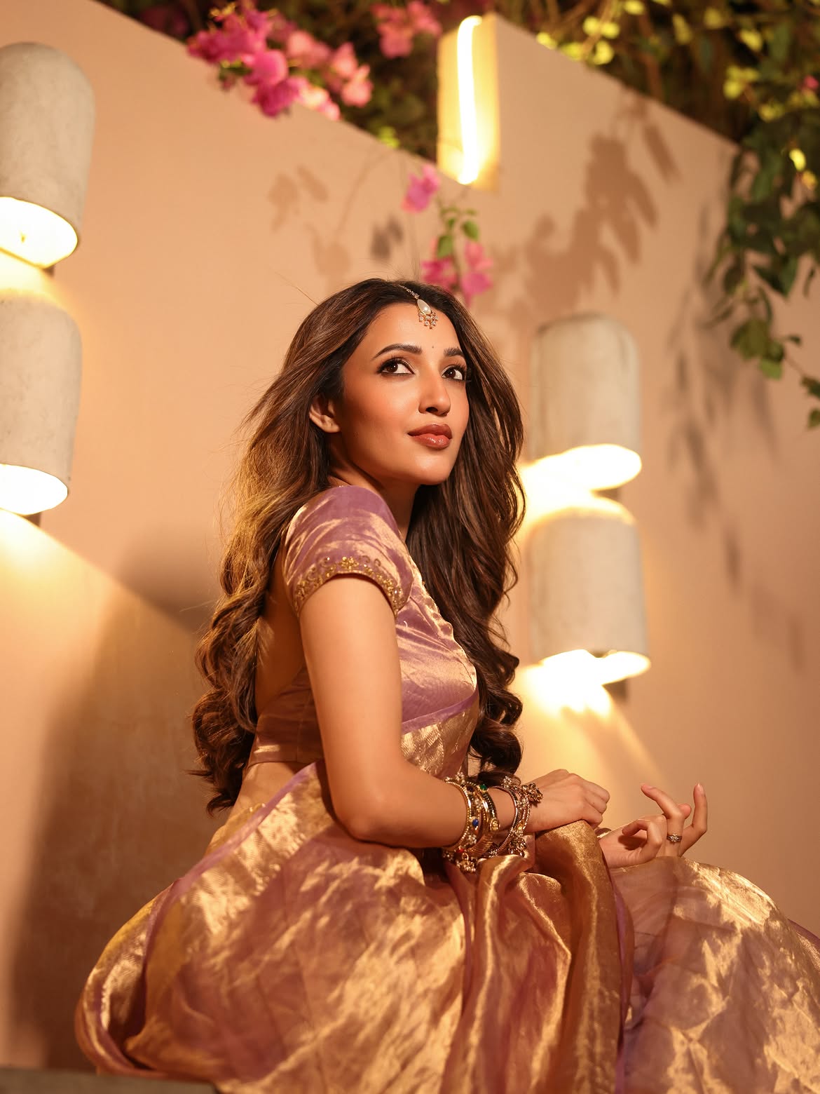 Neha Shetty Looks Regal In A Metallic Mauve Look