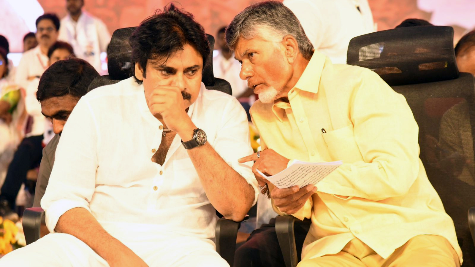 Pawan Kalyan and Chandrababu discuss polls