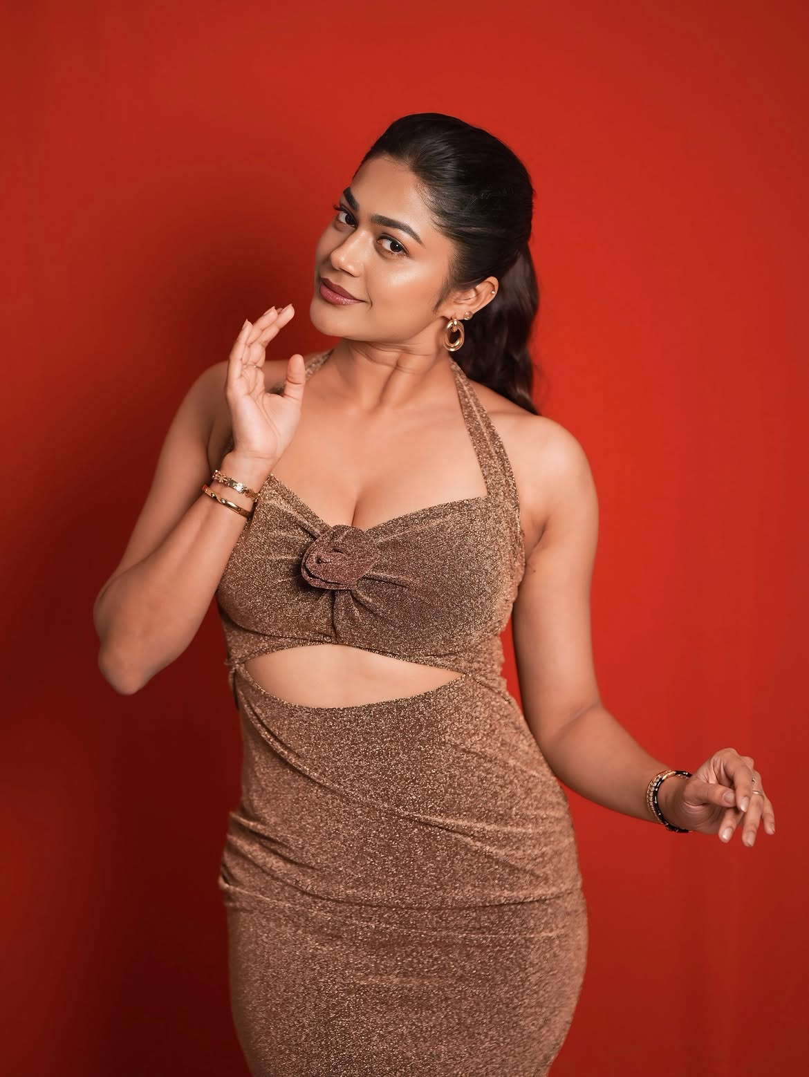 Payal Radhakrishna Gives A Playful Glam Pose