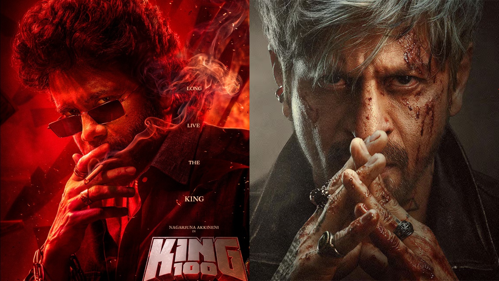 Shah Rukh Khan King and Nagarjuna King 100