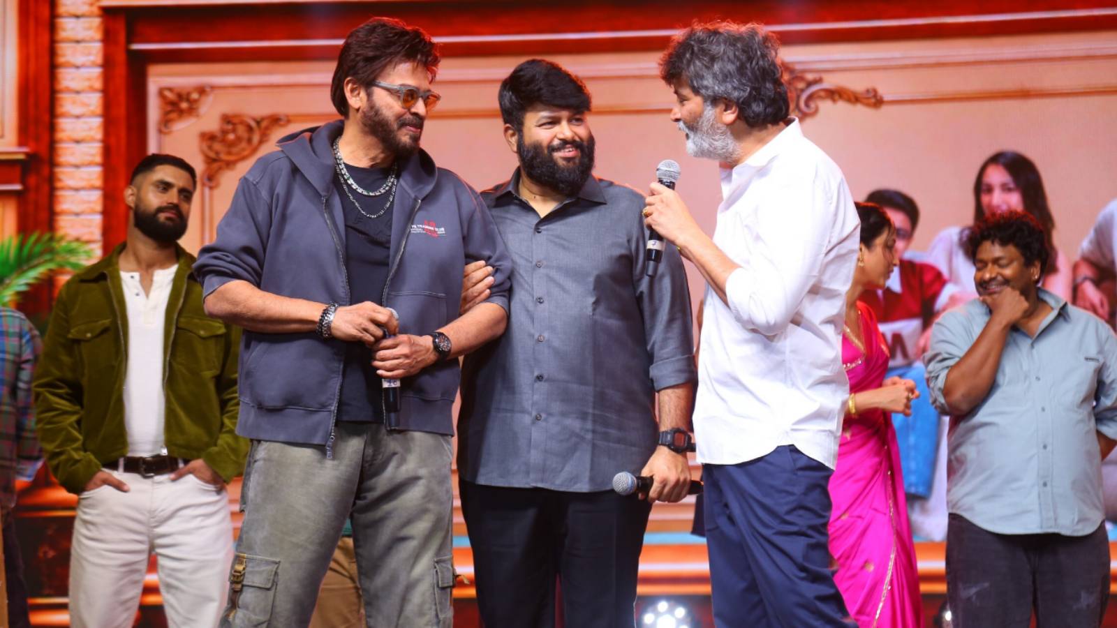 Trivikram praises Venkatesh as family superstar