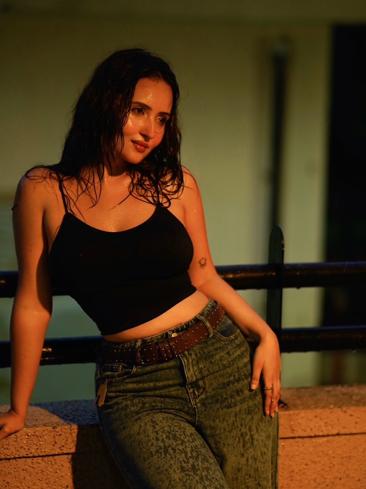 Varsha Rekhate Leans Boldly In Black Top Denim!!