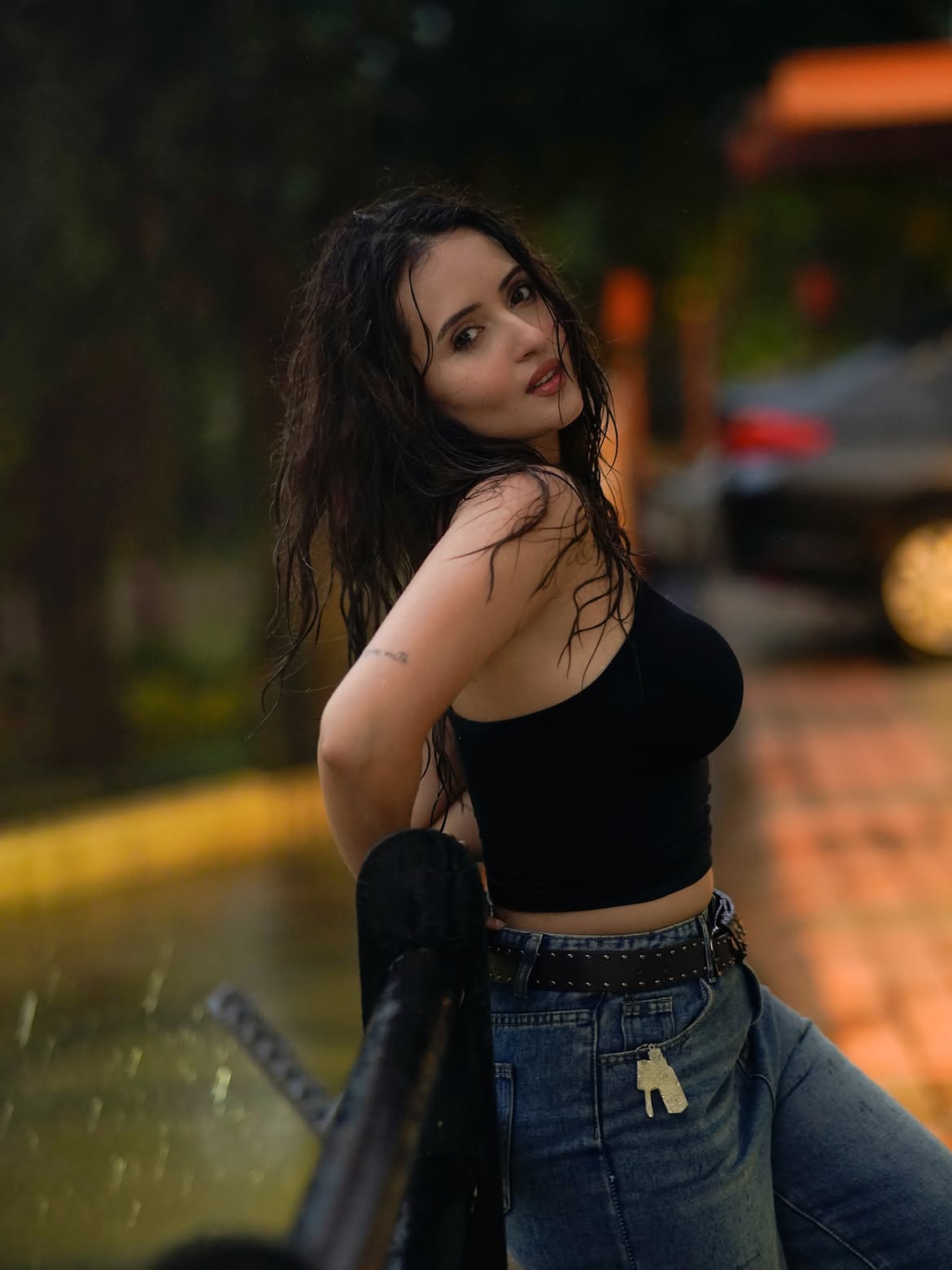 Varsha Rekhate Leans On Rail In A Moody Frame!!!