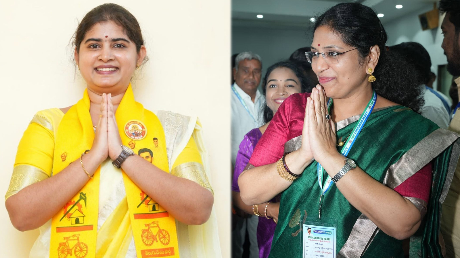 Mukka Sravani and Varudu Kalyani in GVMC mayor race