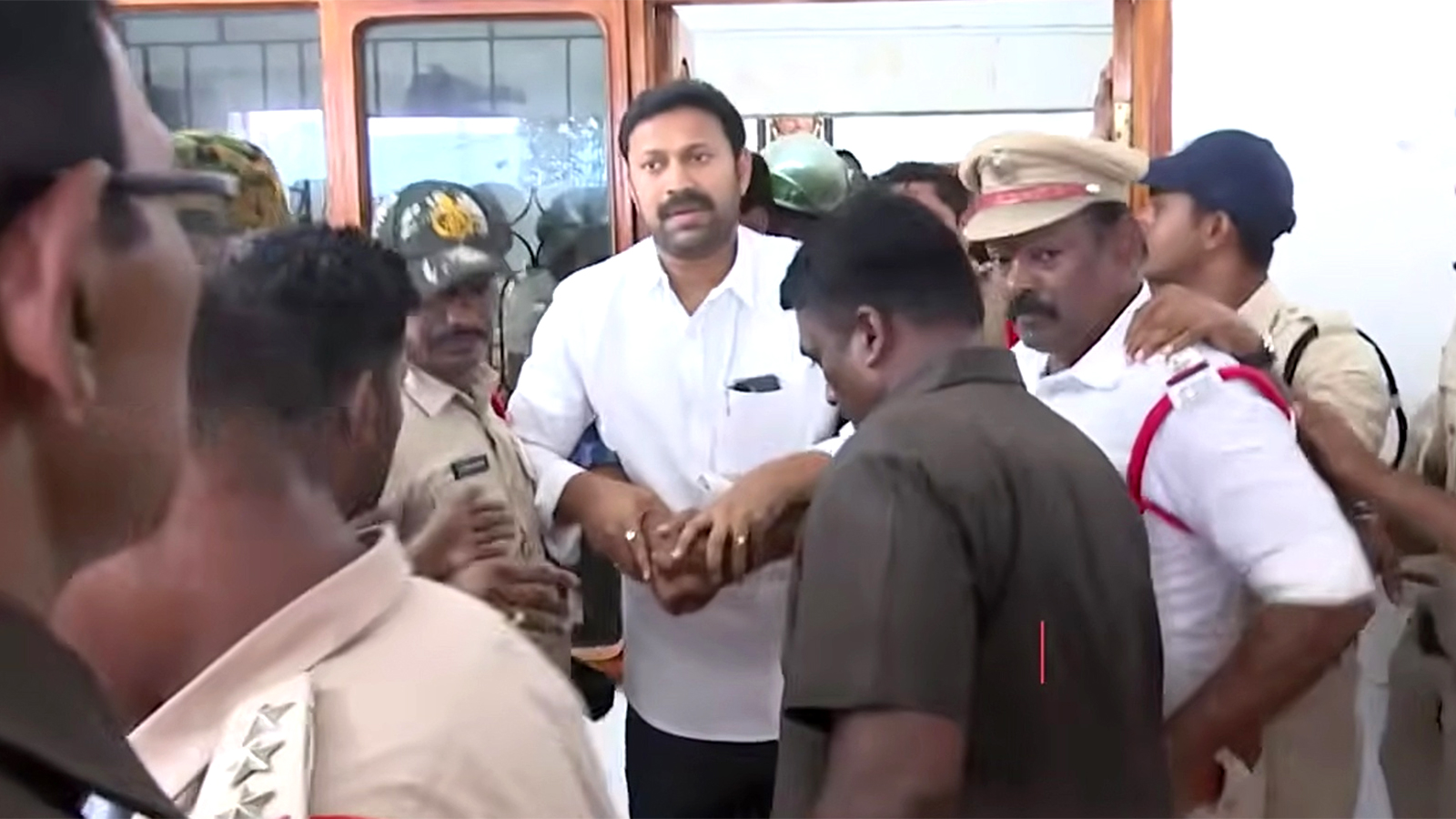Kadapa MP YS Avinash Reddy amid local election tensions