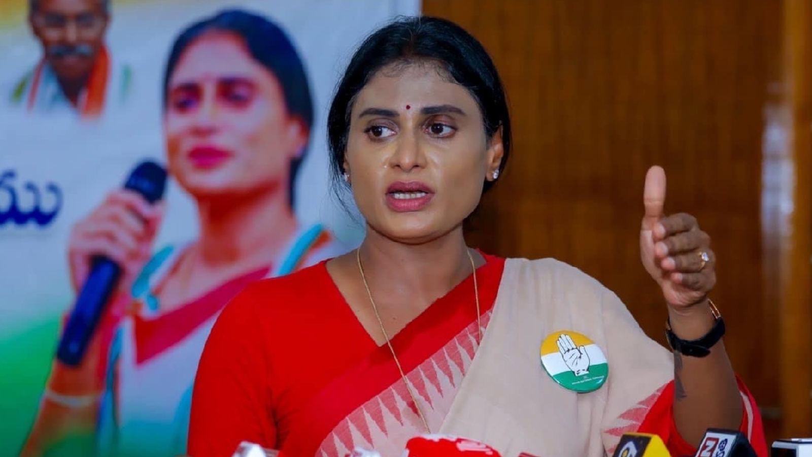 YS Sharmila questions Vijayawada policing